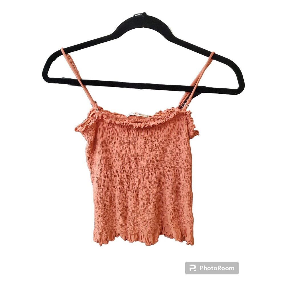 Heart And Hips Halter Top Womens Medium Pink Spaghetti Strap Stretch